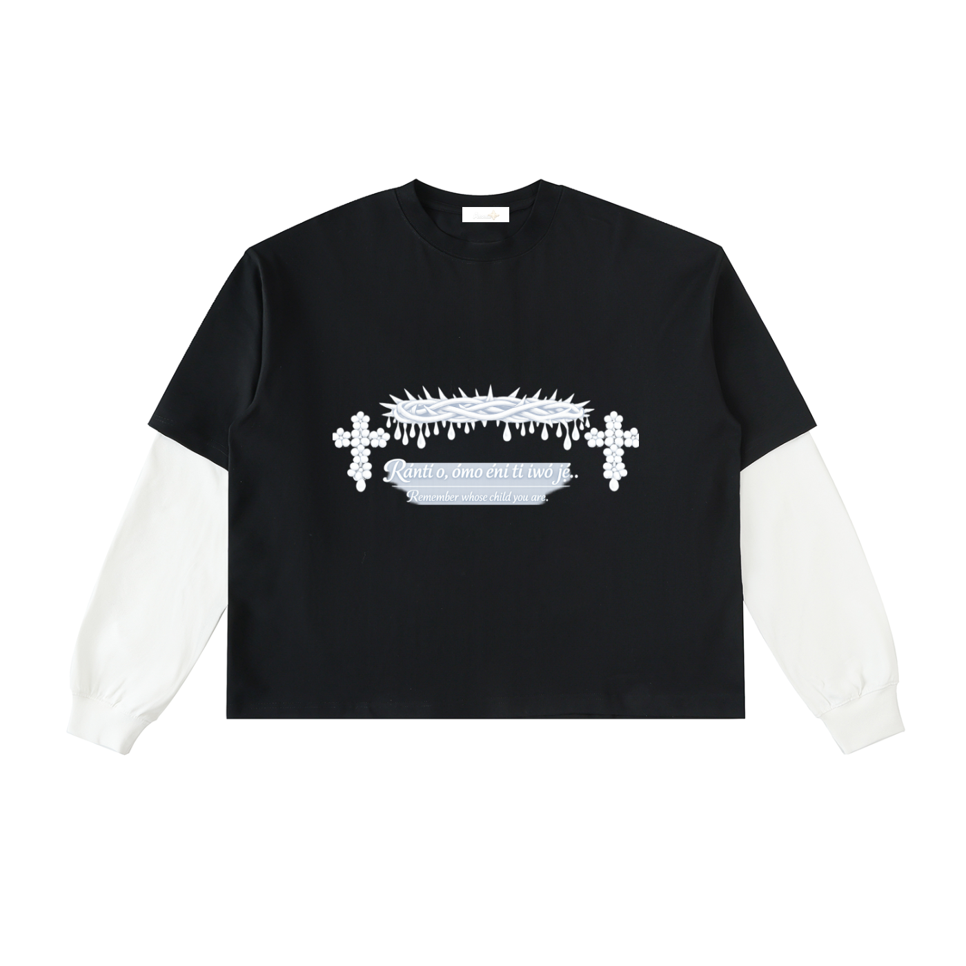 One Man Army Inspired Layered Contrast Sleeve T-Shirt(Surprise drop)