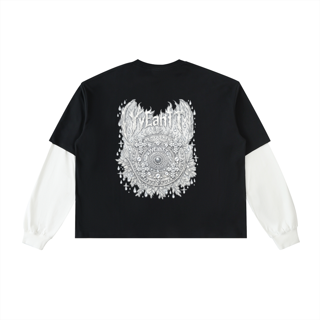 One Man Army Inspired Layered Contrast Sleeve T-Shirt(Surprise drop)