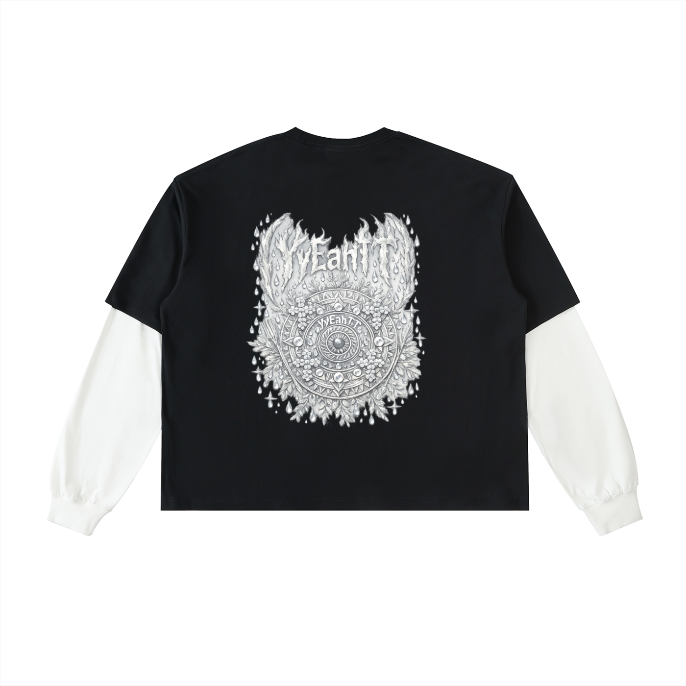 One Man Army Inspired Layered Contrast Sleeve T-Shirt(Surprise drop)